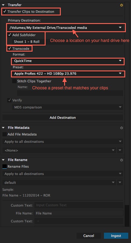 prelude - ingest transcode box