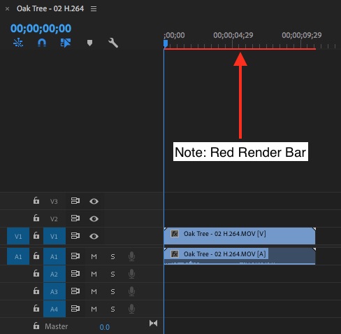 technique - transcode red bars